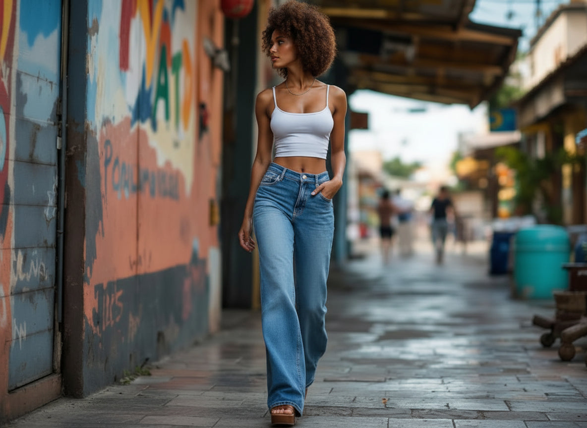 Women's Wide Leg Jeans