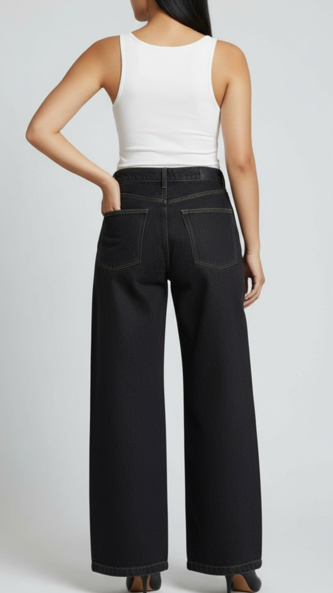 Gabriella / Black- Wide-Leg