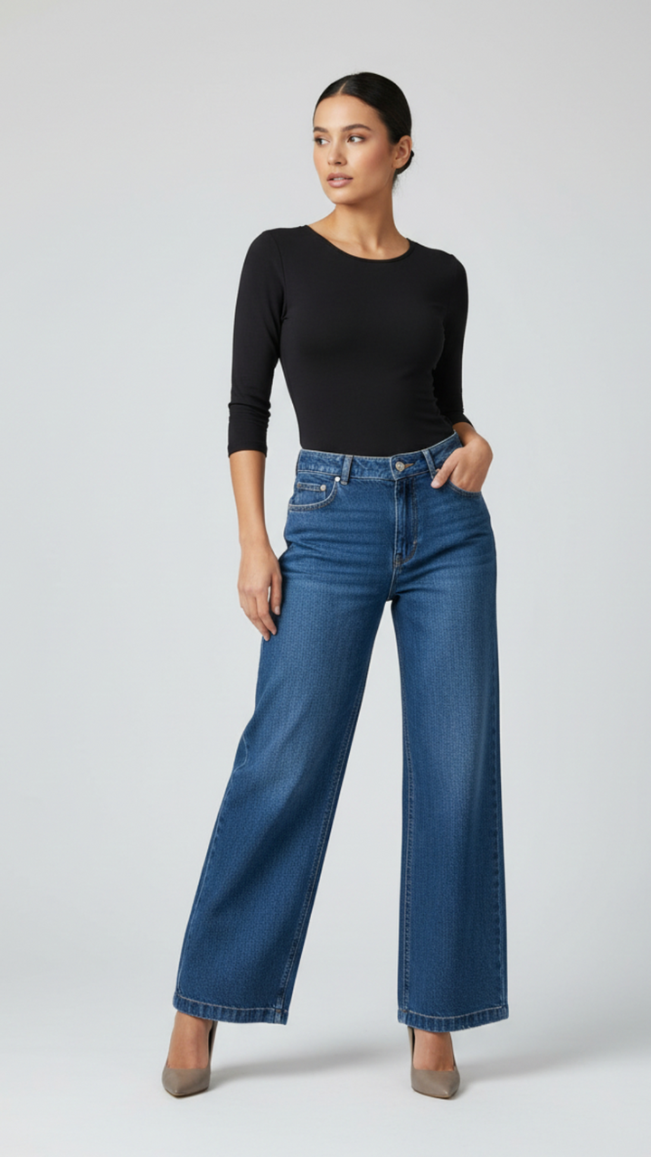 Jackeline X Wide-leg Jeans