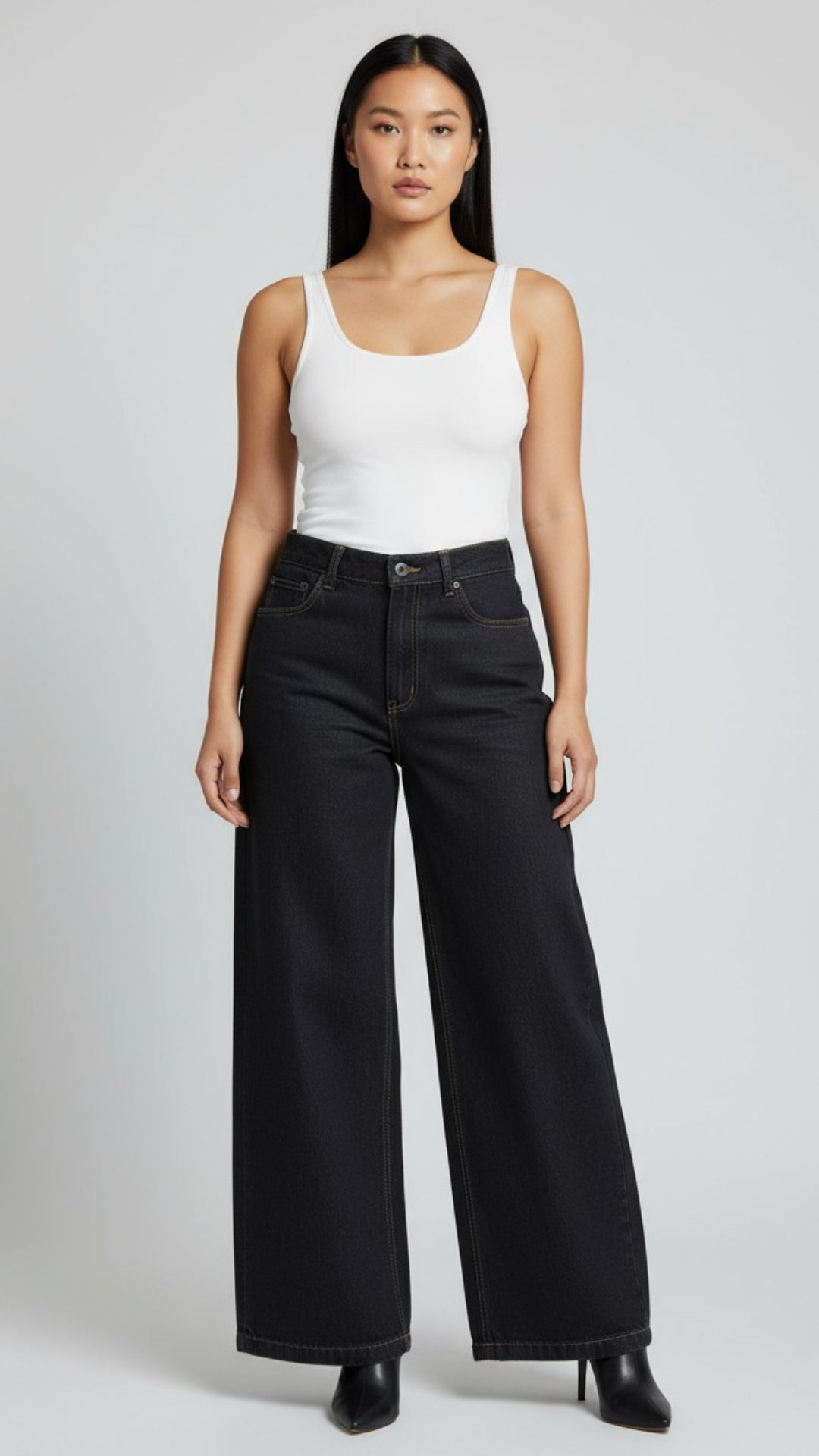 Gabriella / Black- Wide-Leg