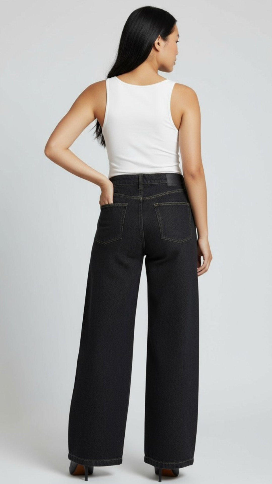Gabriella / Black- Wide-Leg