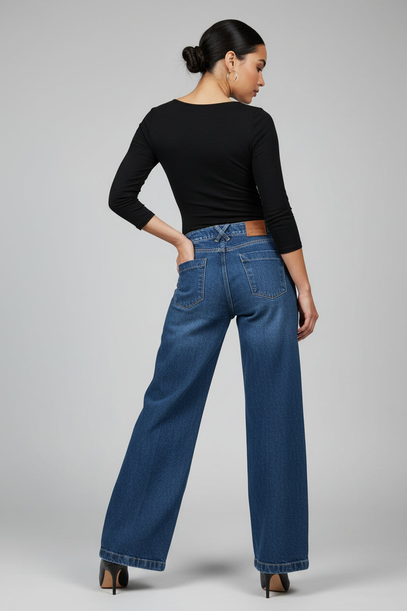 Jackeline X Wide-leg Jeans