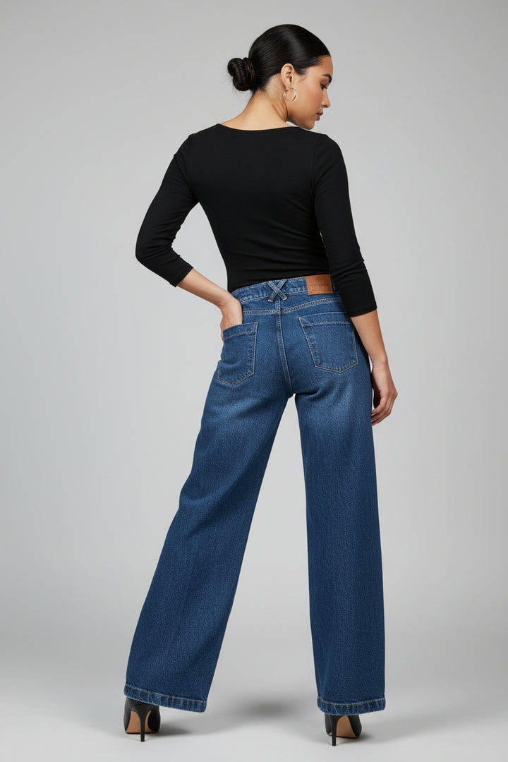 Jackeline X Wide-leg Jeans