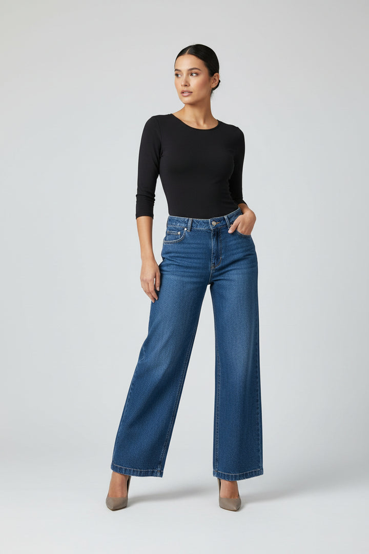 Jackeline X Wide-leg Jeans
