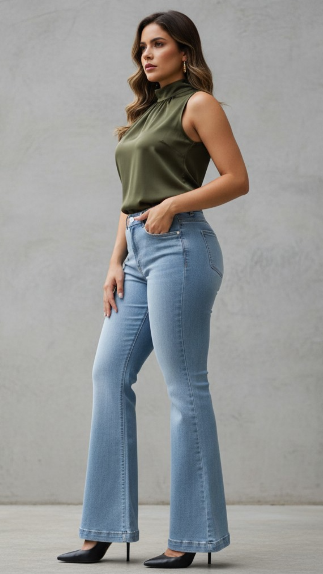 Kenia Boot-Cut Jeans
