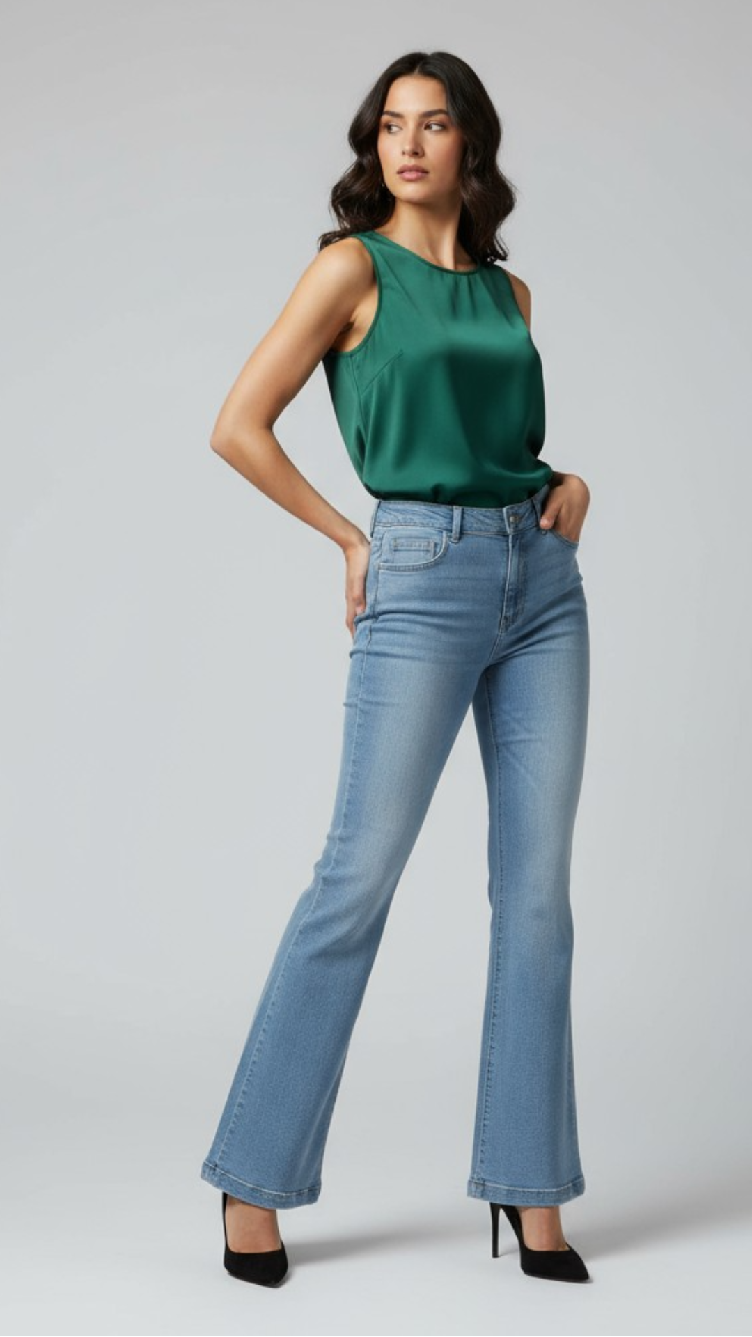 Kenia Boot-Cut Jeans