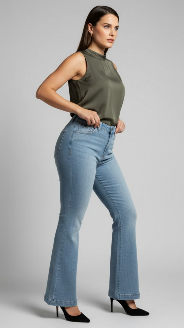 Kenia Boot-Cut Jeans