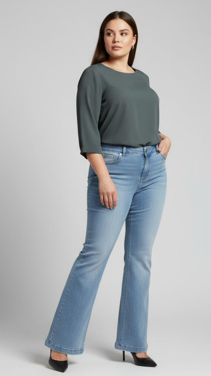 Kenia Boot-Cut Jeans