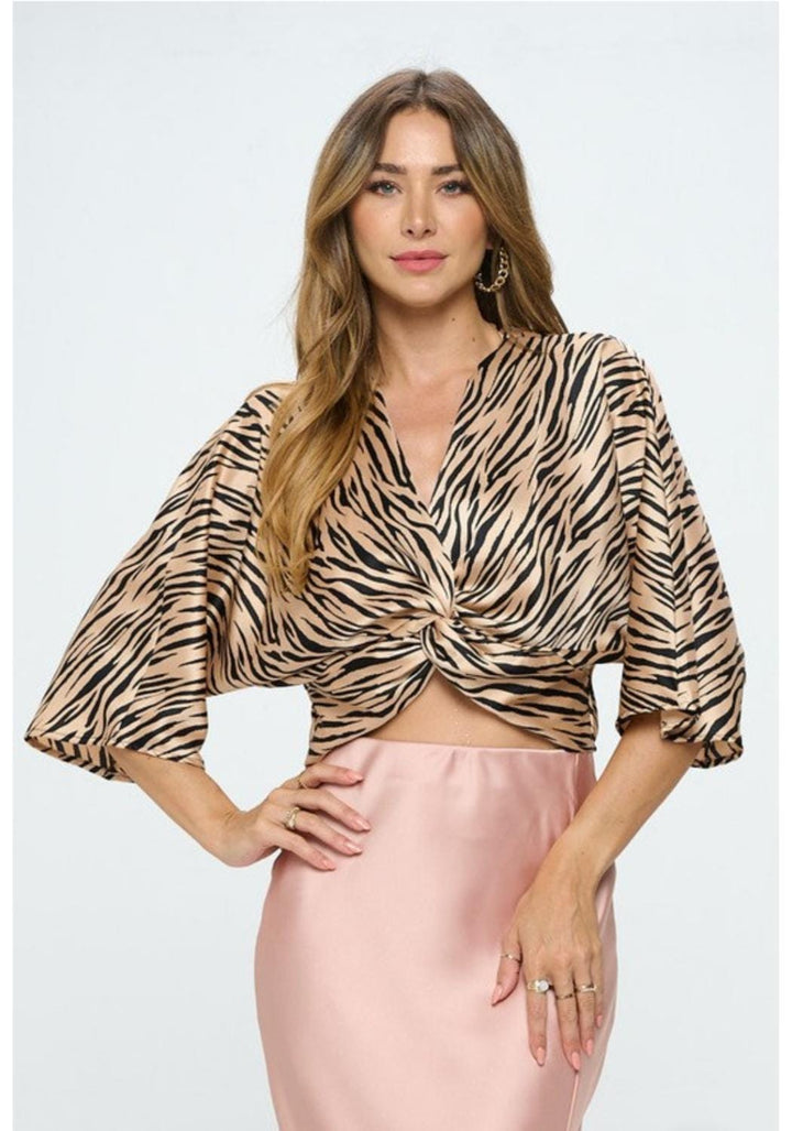 Zebra Print Top