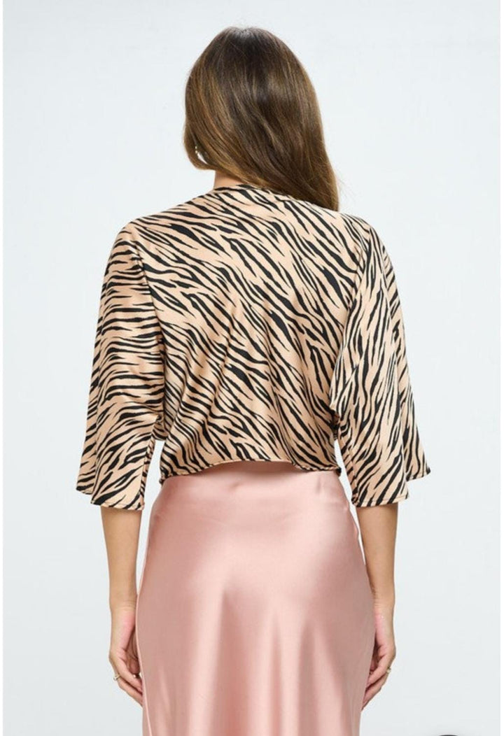 Zebra Print Top