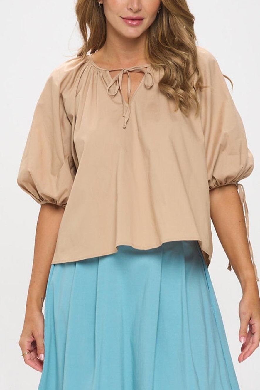 PUFF SLEEVE TOP