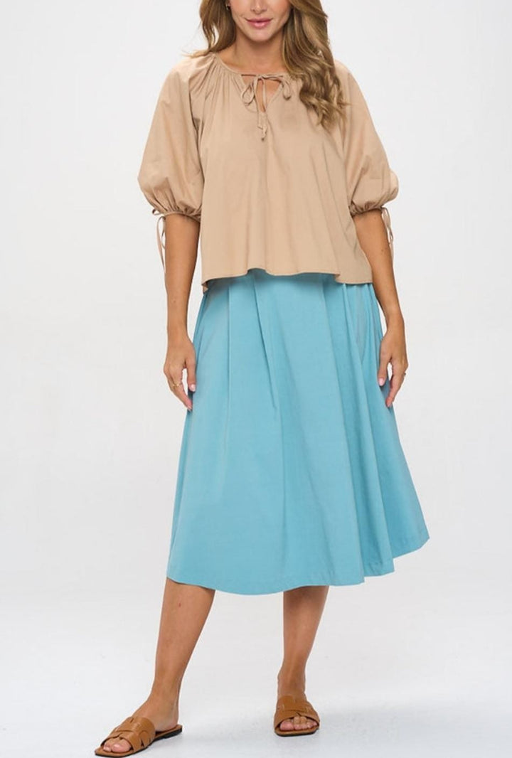 PUFF SLEEVE TOP