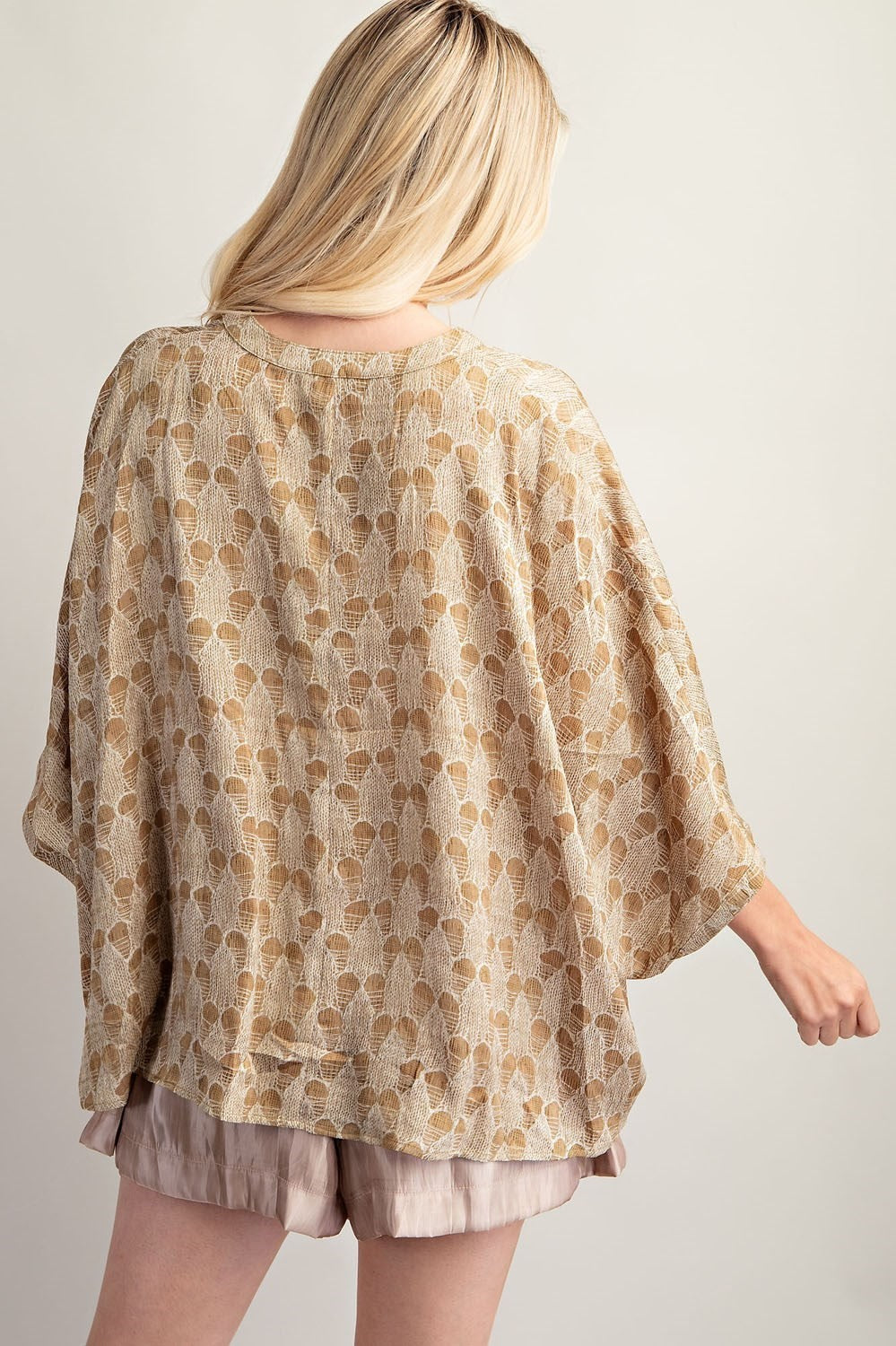 V-Neck Loose Blouse