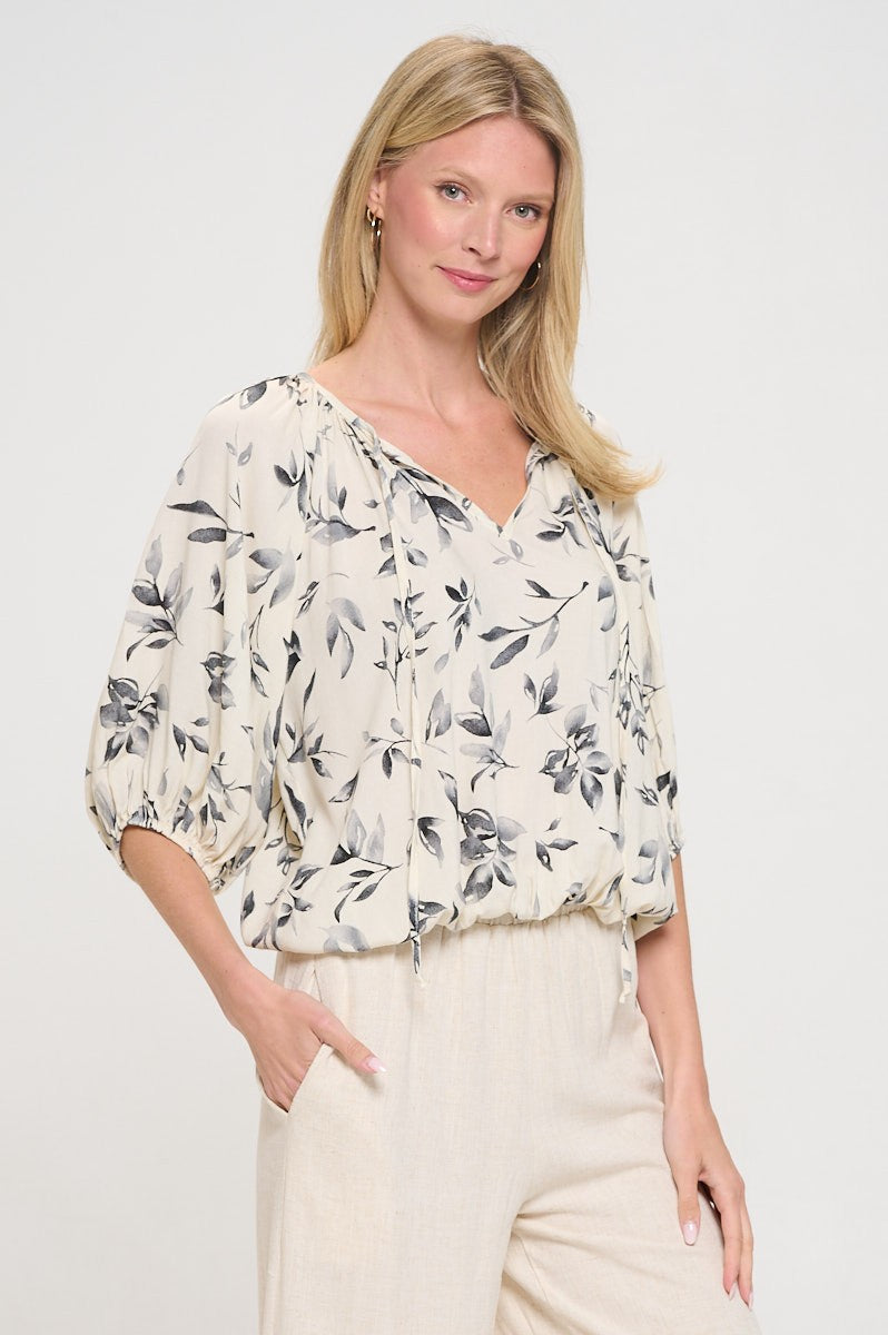 Floral Print Blouse