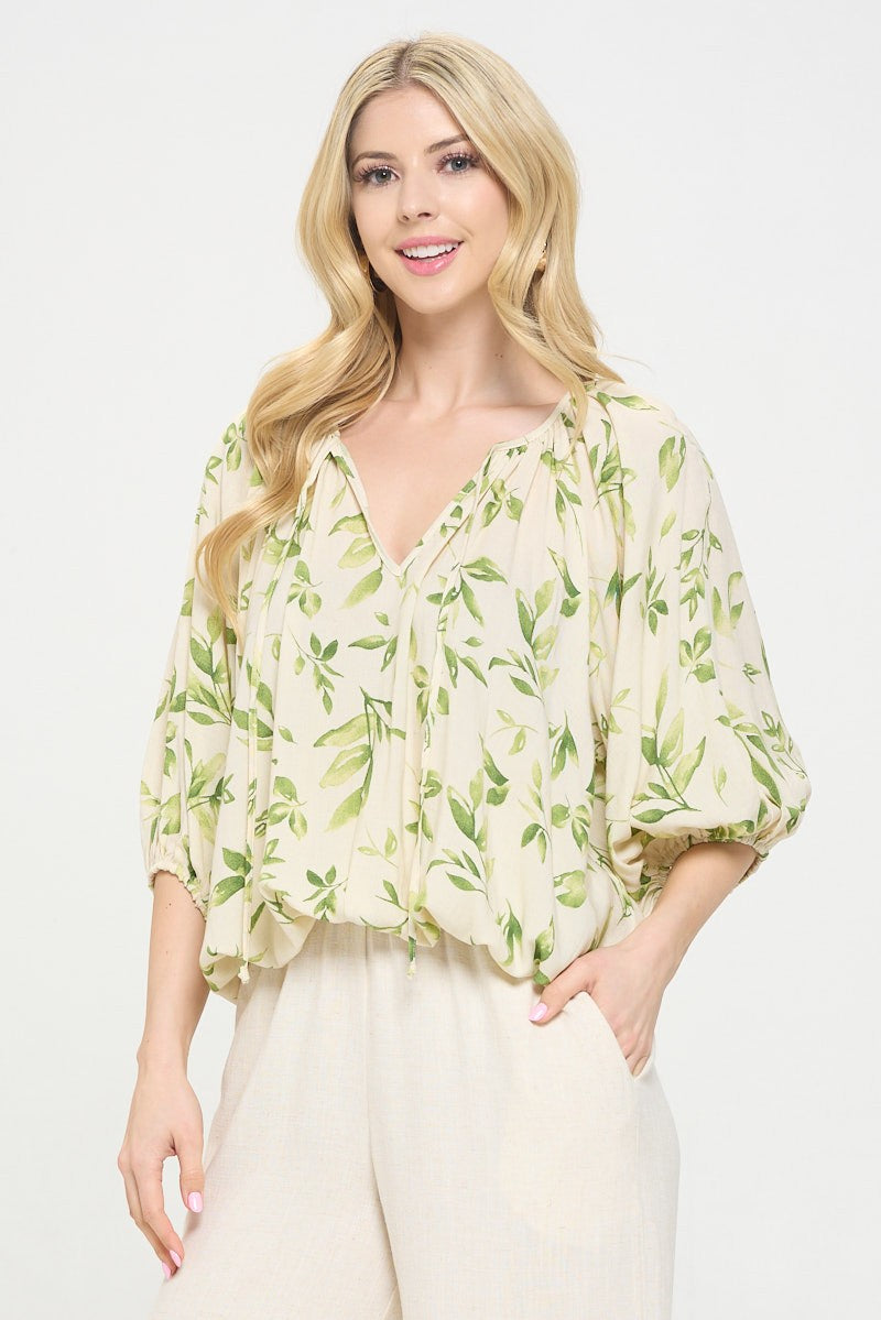 Floral Print Blouse