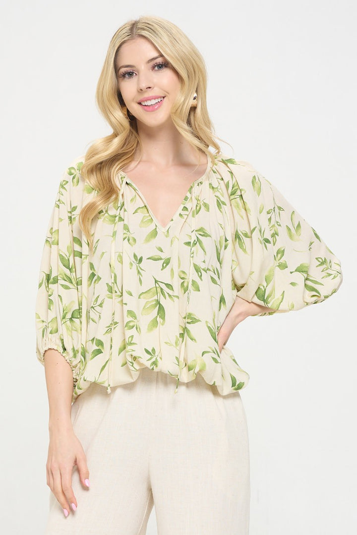 Floral Print Blouse