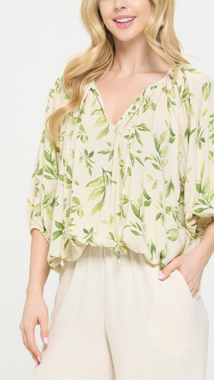 Floral Print Blouse