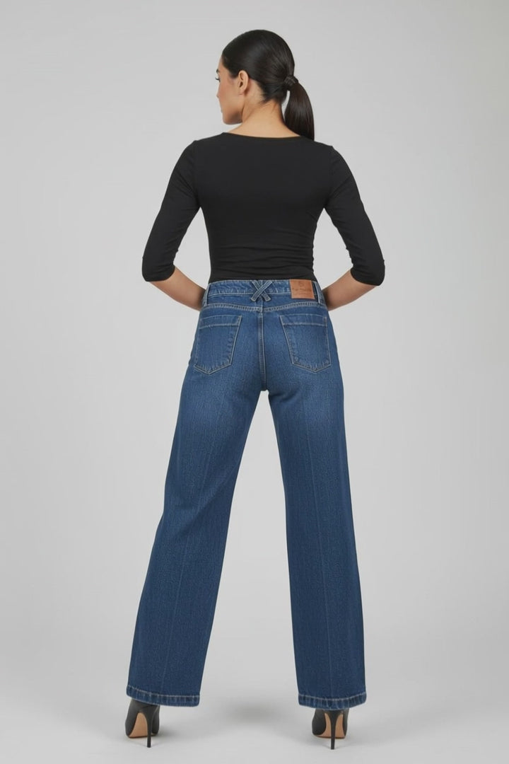 Jackeline X Wide-leg Jeans