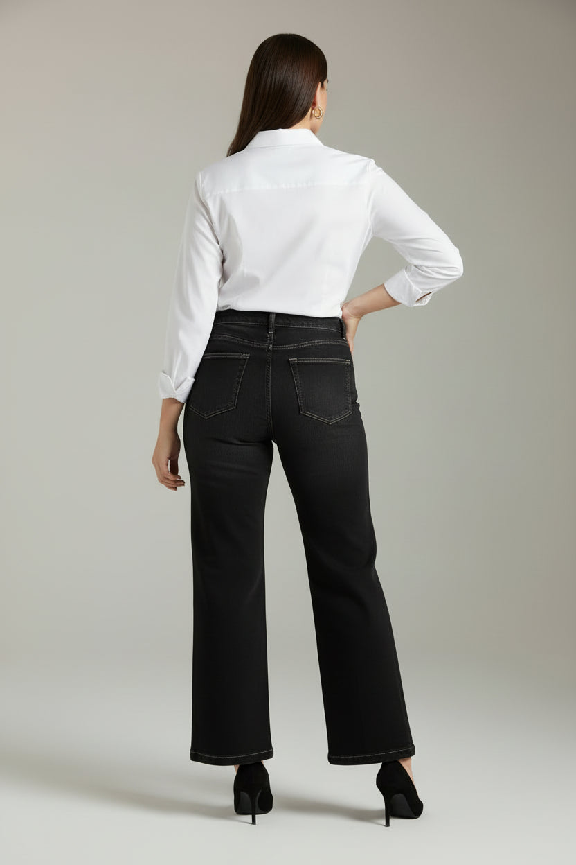 Gabriella / Black- Wide-Leg