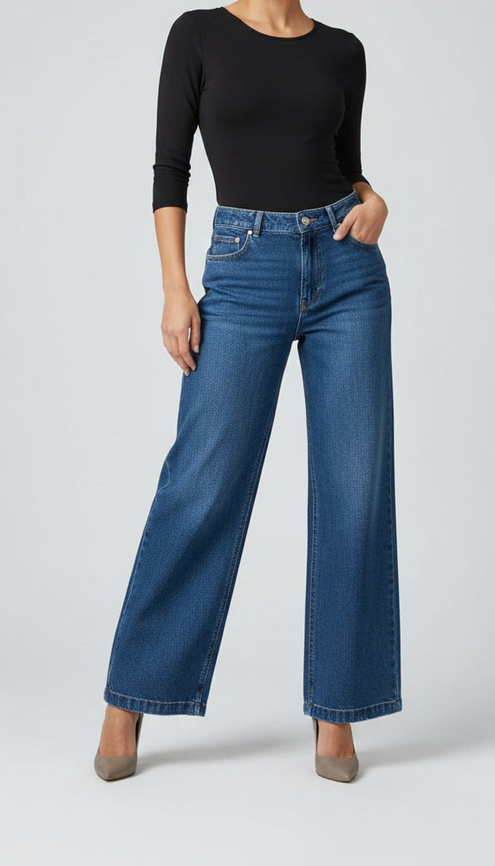 Jackeline X Wide-leg Jeans